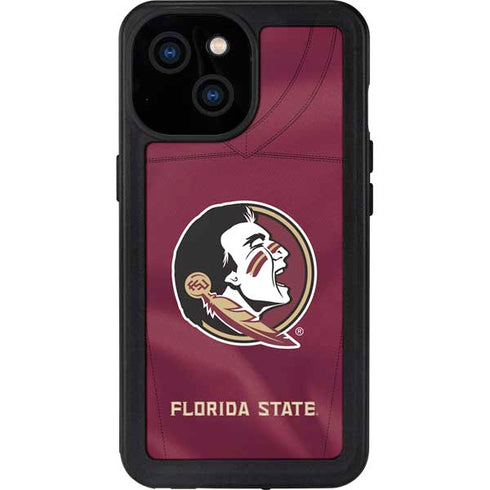 Florida State University Red Jersey iPhone 15 Waterproof Case